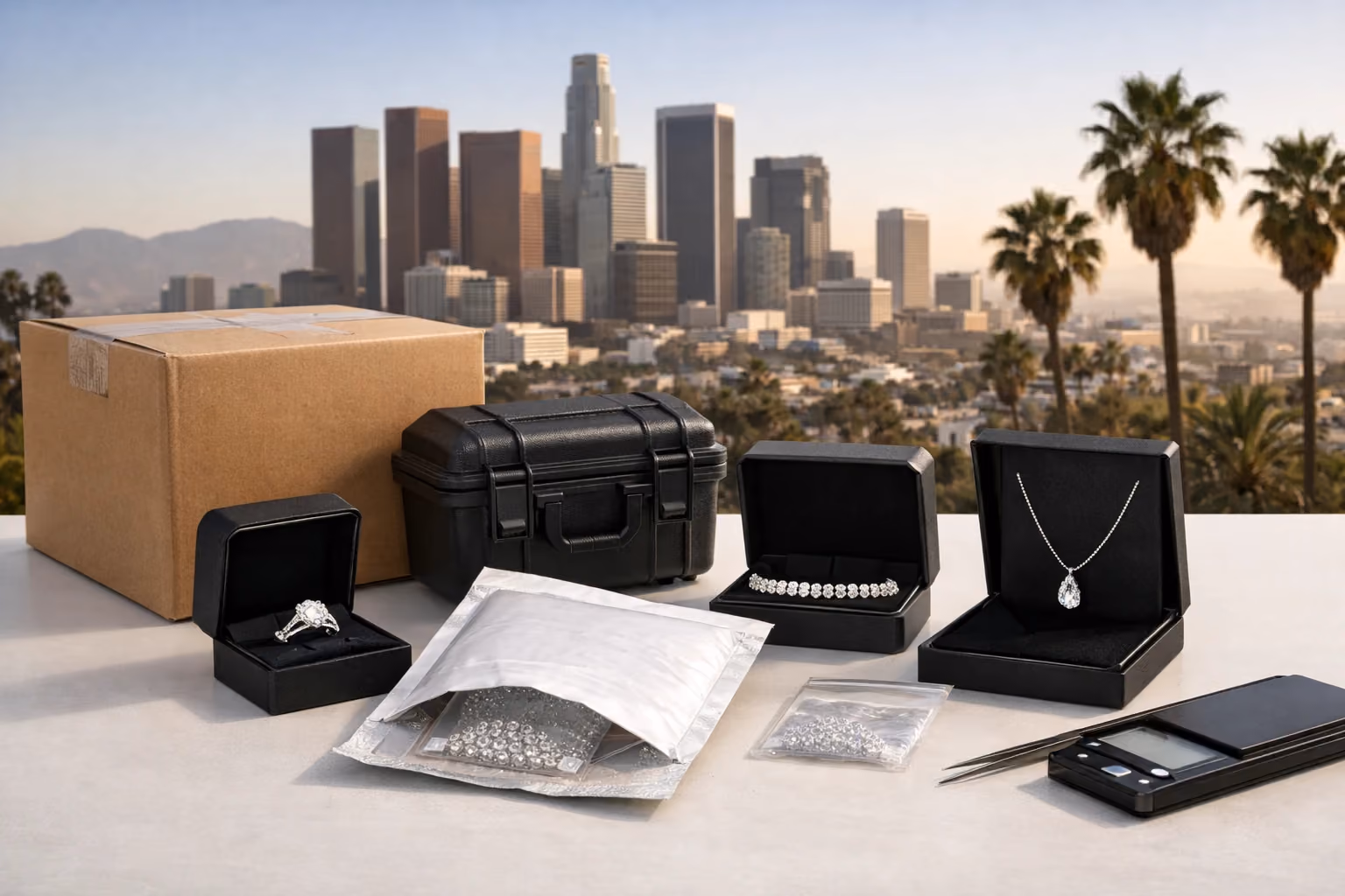 Insured Jewelry & Diamond Shipping in Los Angeles