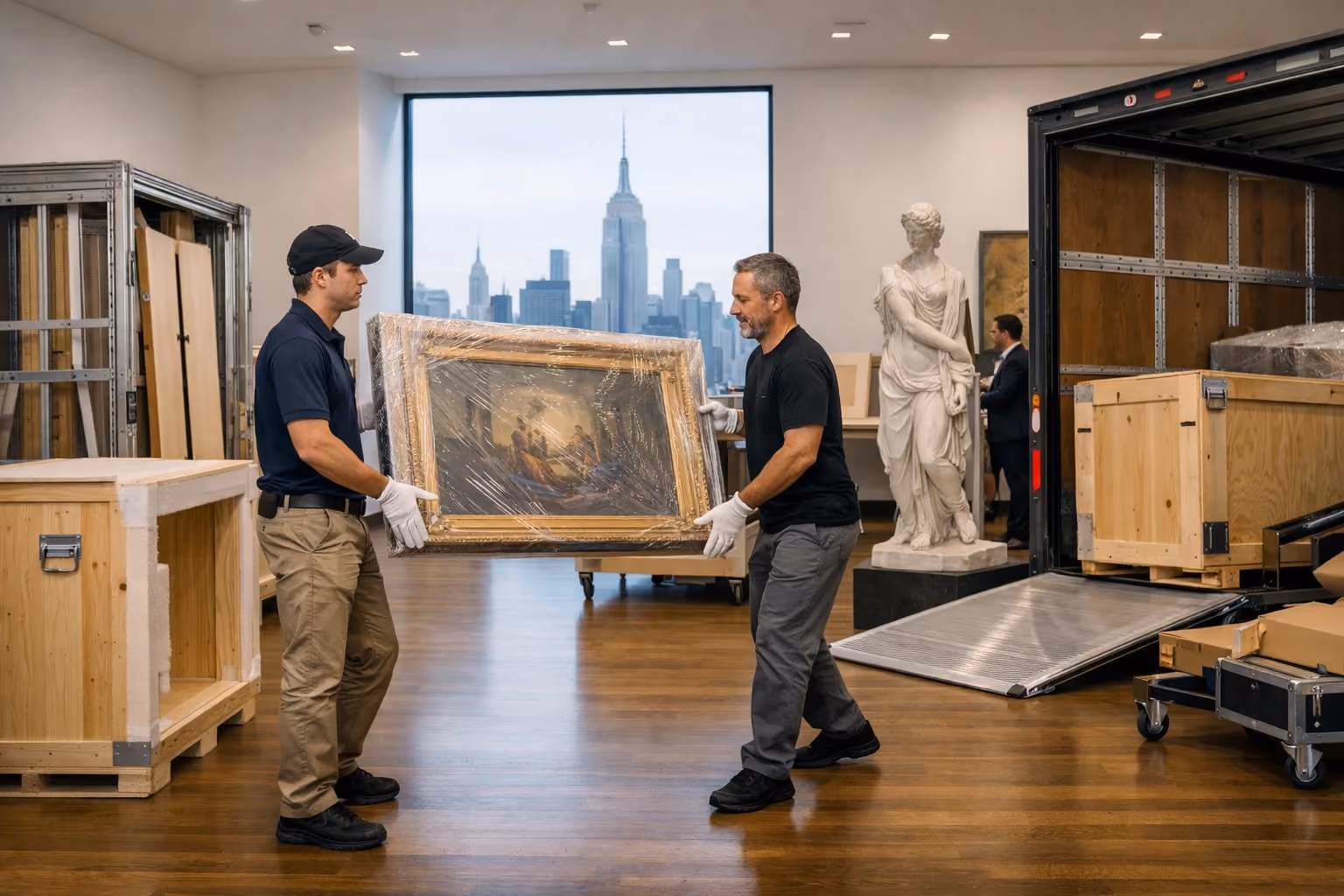 Insured Fine Art Shipping in New York for Galleries & Auction Houses