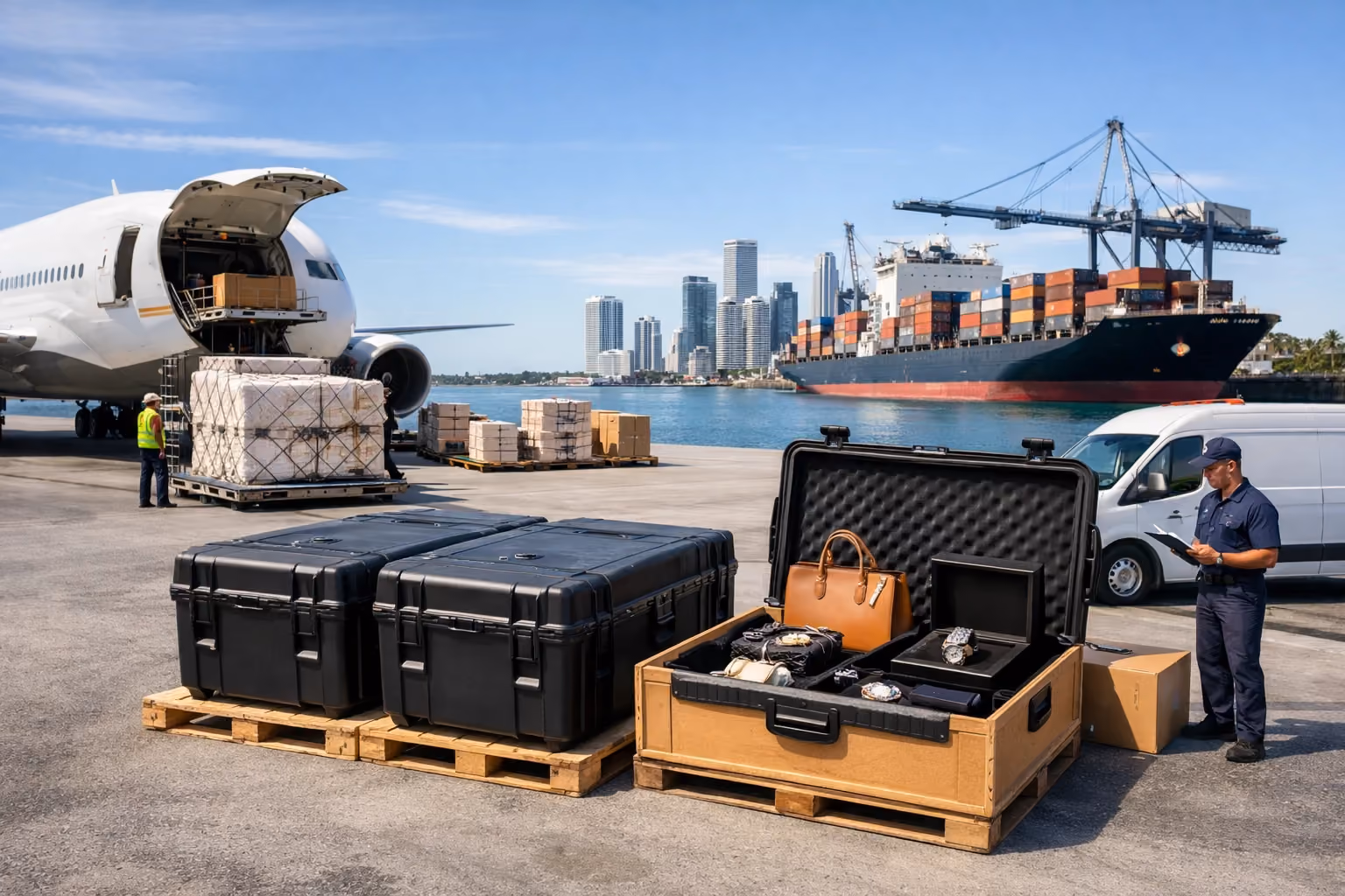 Insured International Shipping From Miami for High-Value Goods